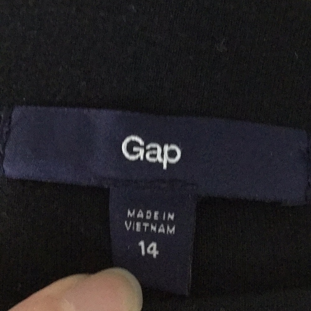 Gap Stretchy sexy black pencil skirt - full zip ๐ - Picture 5 of 7